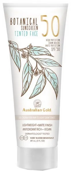 Australian Gold - Botanical Tinted Face SPF 50 Fair Light